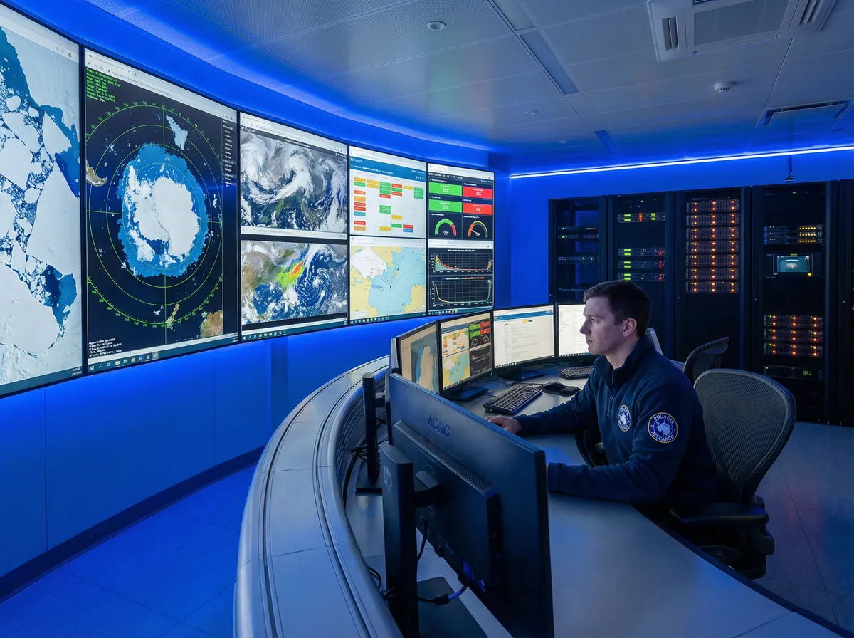 888集团科考站控制室展示APP数据同步功能